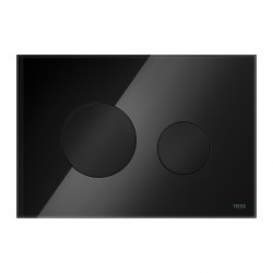 TECEloop - Ovládacie tlačidlo pre WC, lesklé čierne sklo 9240657