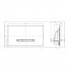 Villeroy & Boch ViConnect : M300 ovládacie tlačidlo k WC, Glass Glossy Black, 922160RB