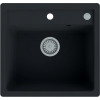 Vima 900 - Granitový drez bez odkvapkávacej plochy 530x500x220mm, tmavý grafit matný